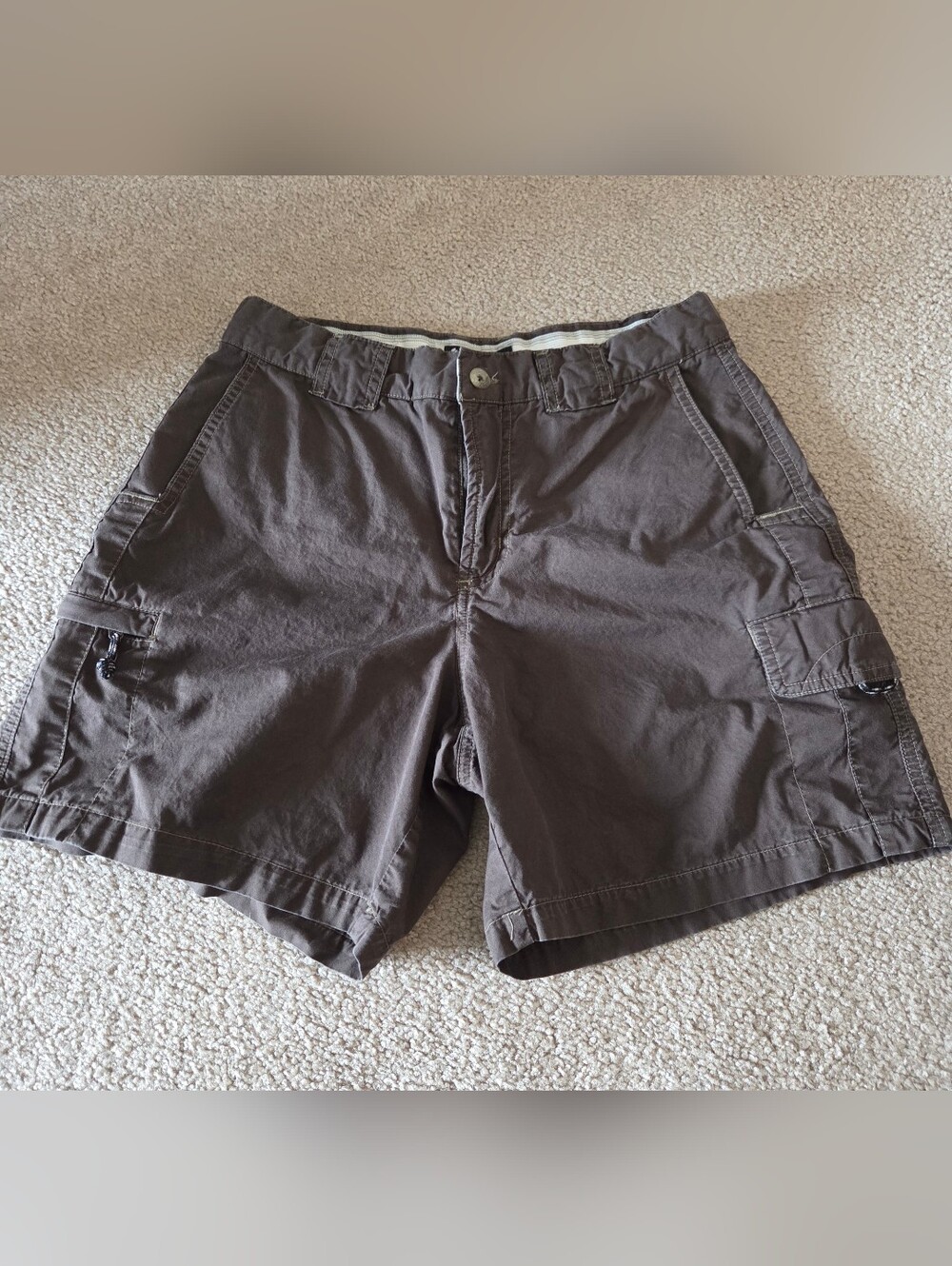 Columbia Shorts Womens 6 Outdoor Pockets Hiking Brown